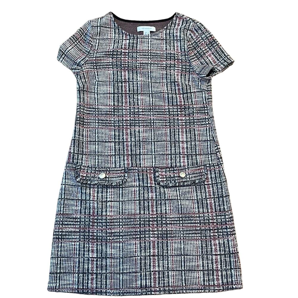 Adorable Plaid Knit Dress Size 4